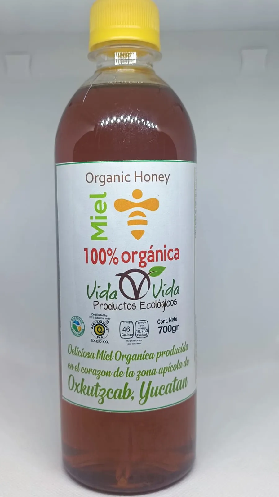 Miel orgánica 700gr PET