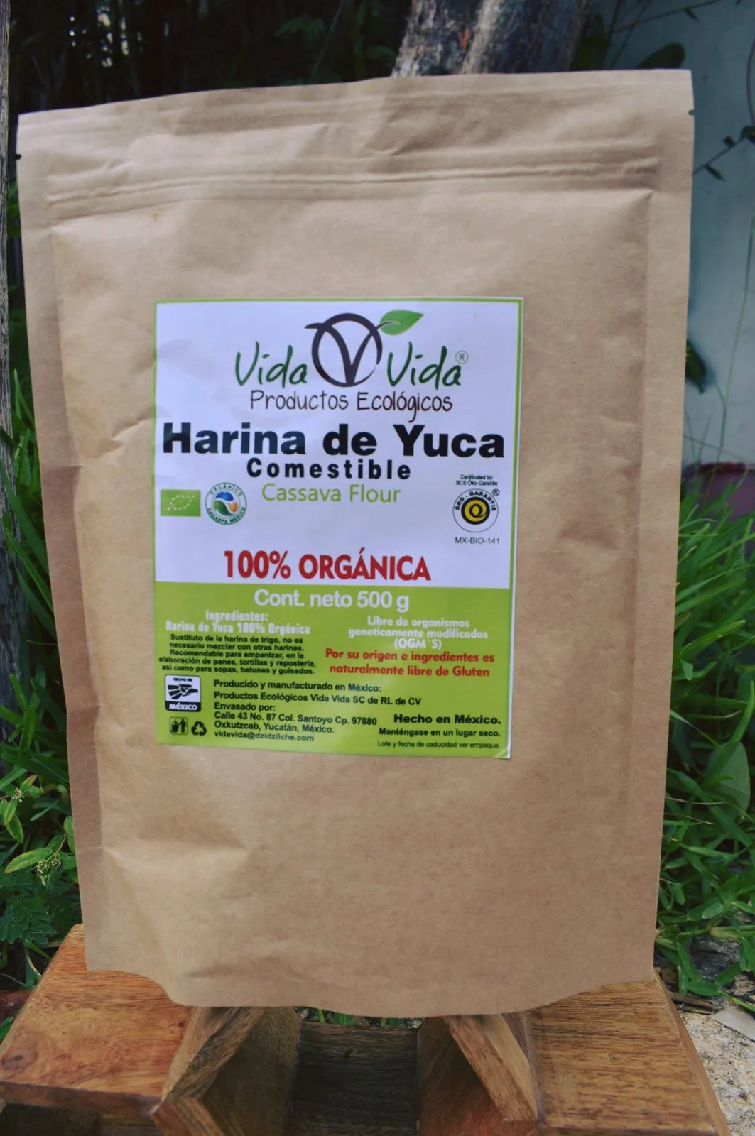 Harina de Yuca 500gr bolsa pouch